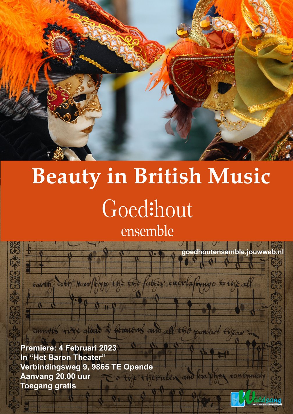 Premi re Beauty In British Music Cultuurcentrum De Waldsang In 